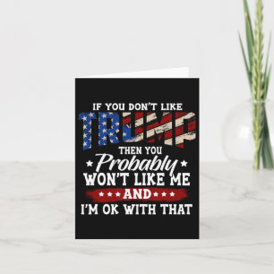 Tarjeta Bandera Estadounidense 2024 4 De Julio De Trump 20