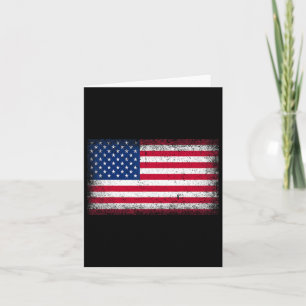 Tarjeta Bandera Estadounidense 4 De Julio Bandera Estadoun