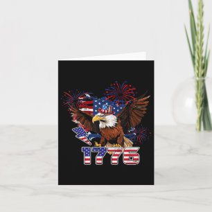 Tarjeta Bandera Estadounidense Águila Patriótica 4 De Juli