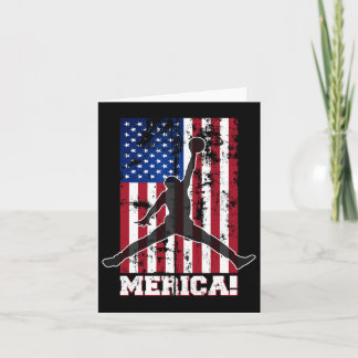 Tarjeta Bandera Estadounidense Bysketbyll Usa Flag 4 De Ju