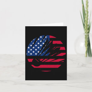 Tarjeta Bandera Estadounidense Camisas Badminton Hombres M