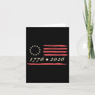 Tarjeta Bandera Estadounidense De 13 estrellas Betsy Ross 