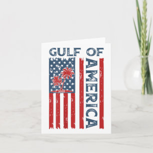 Tarjeta Bandera Estadounidense Del Golfo De Estados Unidos