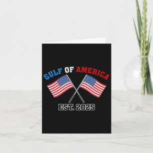 Tarjeta Bandera Estadounidense Gul-f Retro Of America Est 
