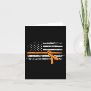 Tarjeta Bandera estadounidense para la toma de conciencia