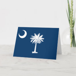 Tarjeta Bandera Estatal de Carolina del Sur