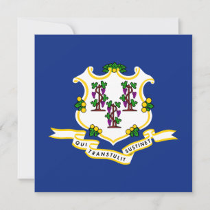 Tarjeta Bandera estatal de Connecticut