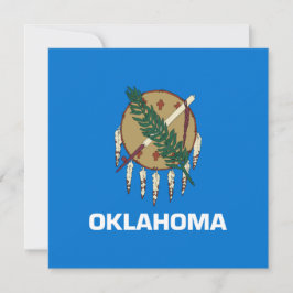 Tarjeta Bandera estatal de Oklahoma