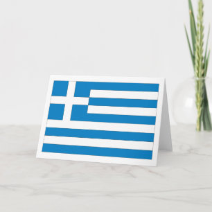 Tarjeta Bandera griega