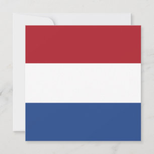 Tarjeta Bandera holandesa