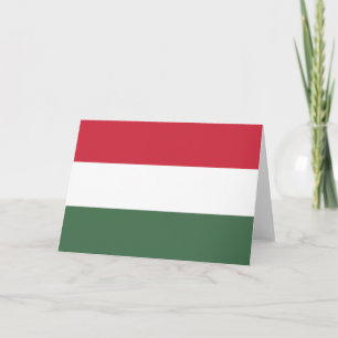 Tarjeta Bandera húngara
