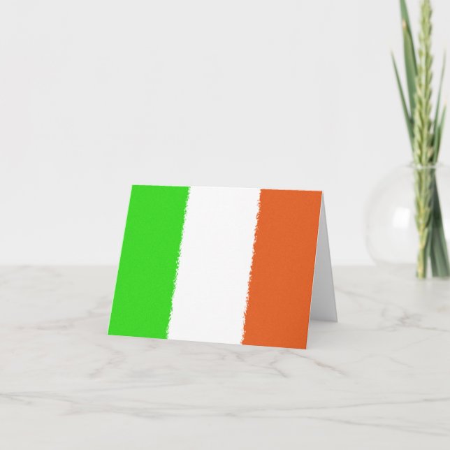 Tarjeta Bandera irlandesa (Anverso)
