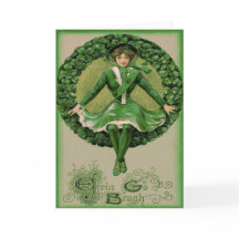 Bandera irlandesa americana Arpa de Erin Shamrock