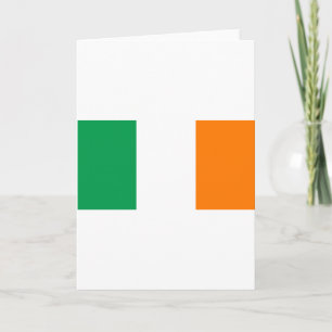 Tarjeta Bandera irlandesa/Día de San Patricio