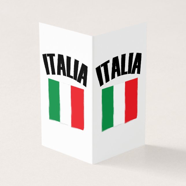 Tarjeta Bandera Italia (Exterior)
