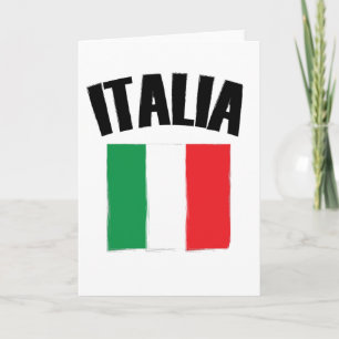 Tarjeta Bandera Italia