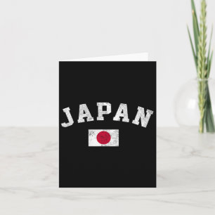 Tarjeta Bandera japonesa Japón Orgullo Raíces Día de la In