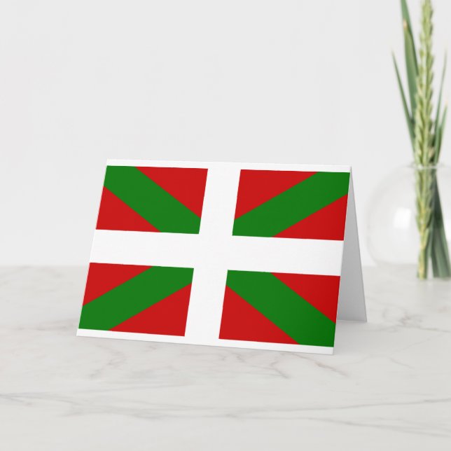 Tarjeta Bandera País Vasco euskadi (Anverso)
