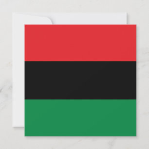 Tarjeta Bandera panafricana