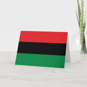 Tarjeta Bandera panafricana