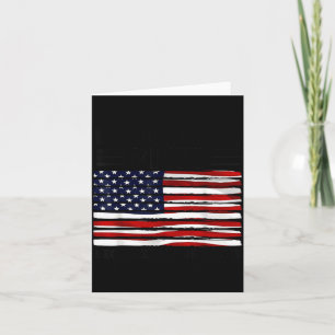 Tarjeta Bandera Patriótica Americana De EE. UU. 4 De Julio