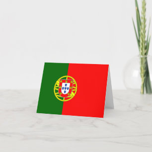 Tarjeta Bandera portuguesa