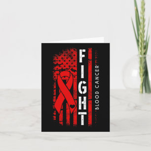 Tarjeta Bandera Roja De Ee.Uu. Lucha Contra El Cáncer De S