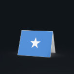 Tarjeta Bandera somalí<br><div class="desc">Productos de bandera mundial de Personalizable - Por favor,  no dude en agregar su propio texto.</div>