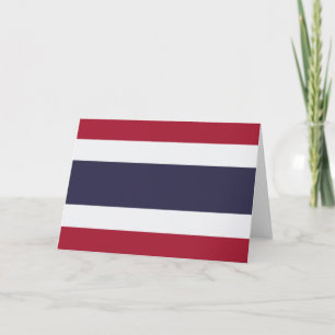 Tarjeta Bandera tailandesa (Tailandia)