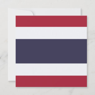 Tarjeta Bandera tailandesa (Tailandia)