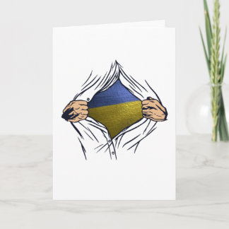 Tarjeta Bandera ucraniana