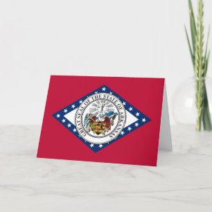 Tarjeta Bandera y Sello de Arkansan, Bandera de Arkansas