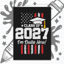 Banderas de Estados Unidos de la Graduación de últ