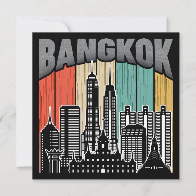 Tarjeta Bangkok Tailandia (Anverso)