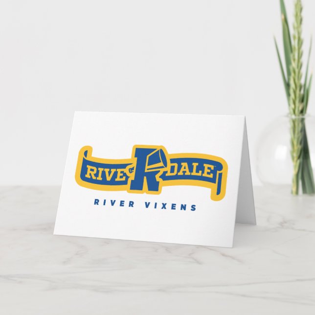 Tarjeta Banner del río Riverdale Vixens (Anverso)