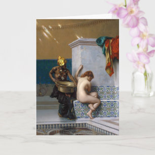Tarjeta Baño moro   Jean-Léon Gérôme  