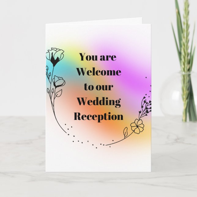 Tarjeta Banquete nupcial (Anverso)