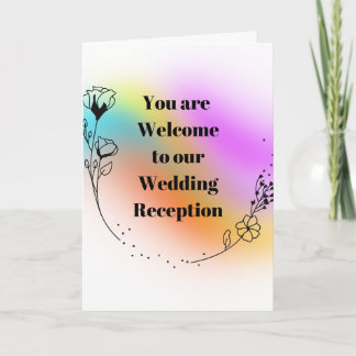Tarjeta Banquete nupcial