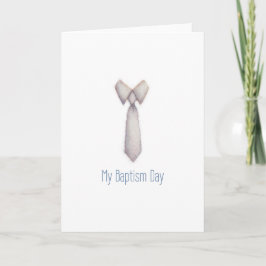 Tarjeta Baptism Card Boy