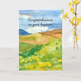 Tarjeta Baptism Felicita A La Escritura Biblia Para Adulto