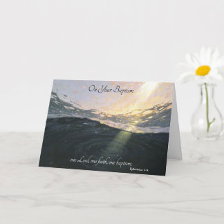 Tarjeta Baptism for Adult 