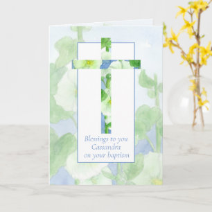 Tarjeta Baptismo felicitaciones Biblia galatiana Verse