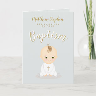 Tarjeta Baptismo Niño