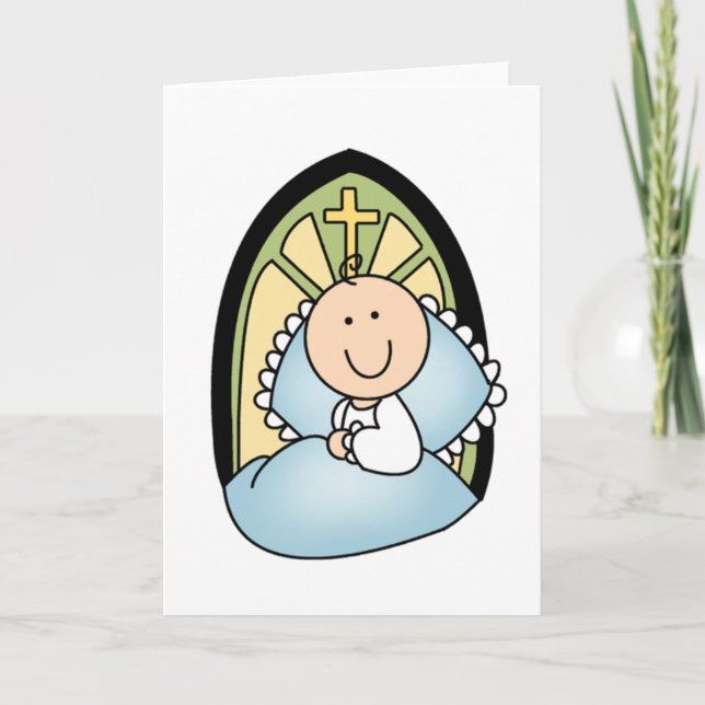 Tarjeta Baptismo Niño (Anverso)