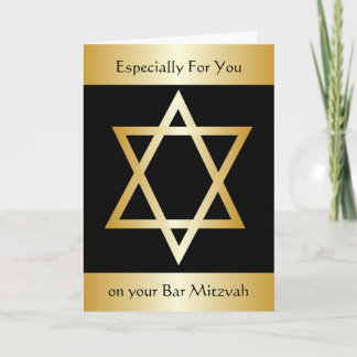 Tarjeta Bar Mitzvah