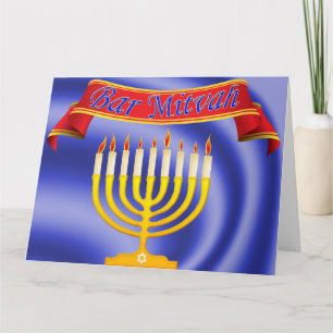Tarjeta Bar Mitzvah
