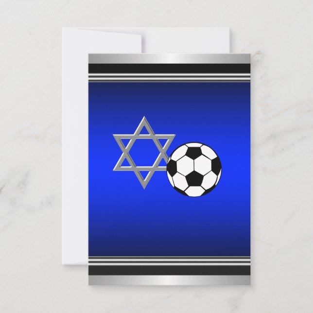 Tarjeta Bar temático de fútbol azul de la Marina Real Mitz (Anverso)