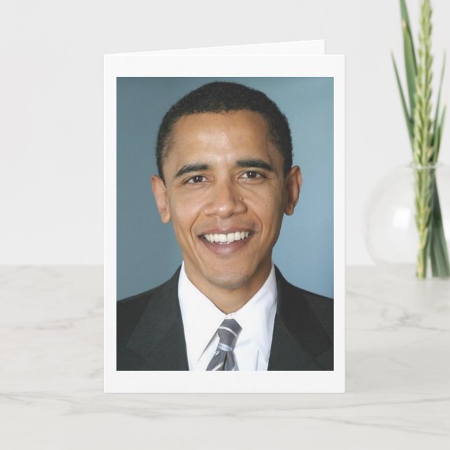 Tarjeta Barack Obama (Anverso)