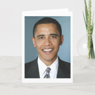Tarjeta Barack Obama