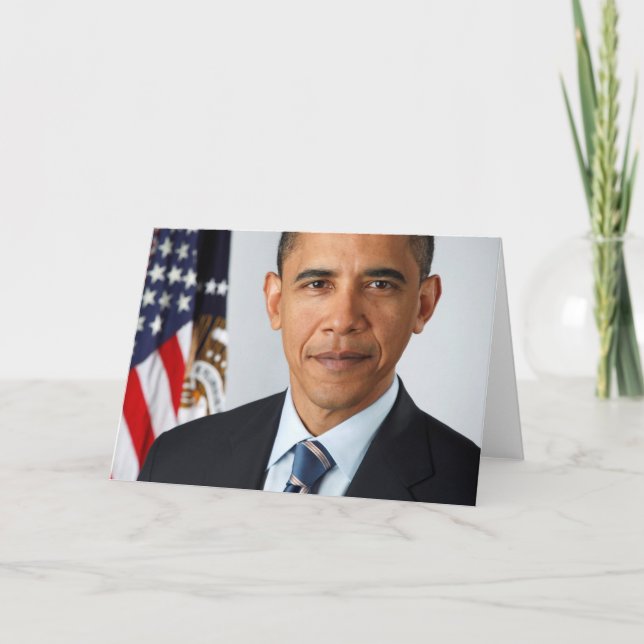 Tarjeta Barack Obama (Anverso)